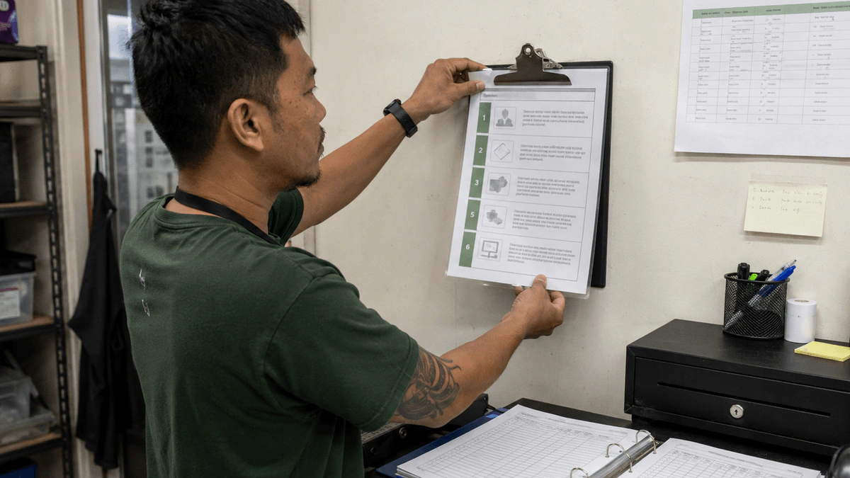 §6050I Cash Compliance and Form 8300 example working paper